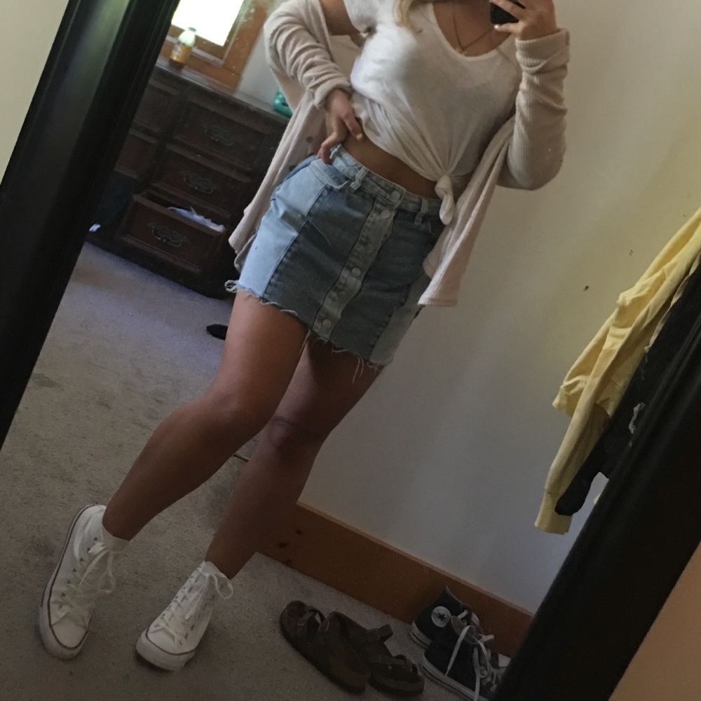 Denim skirt